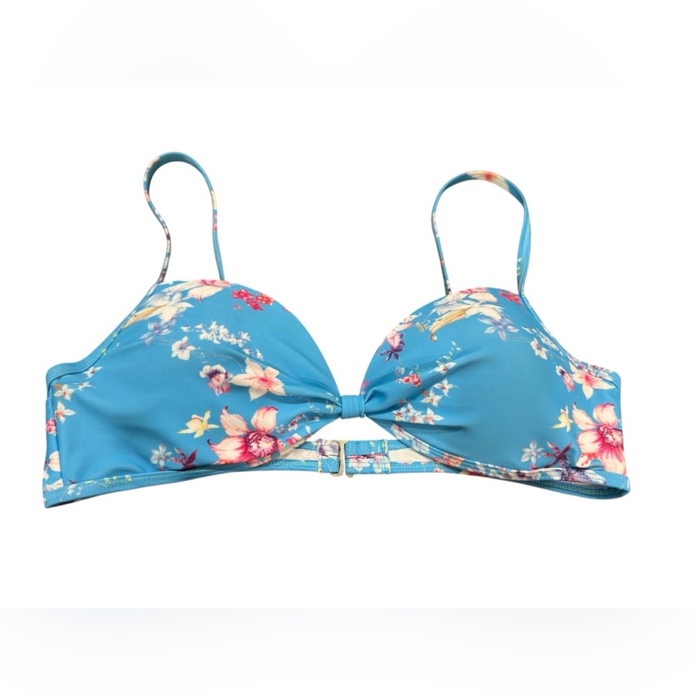 ✨ 5/$30 ✨ SHEIN Blue Floral Bikini Top